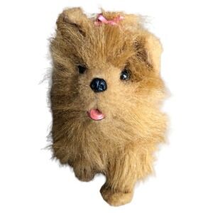 HASBRO FURREAL FRIENDS INTERACTIVE Brown Pomeranian Dog Bow Rare 2008